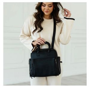 Ayla & Co Mini Diaper Bag Black